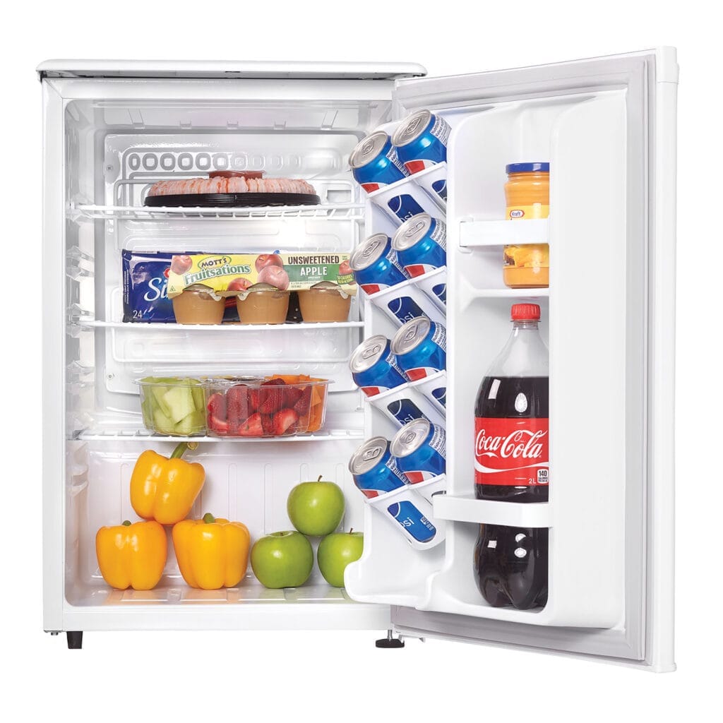 Danby 2.6 cu ft. White Compact Refrigerator DAR026A1WDD Refrigerators DAR026A1WDD Wine Coolers Empire