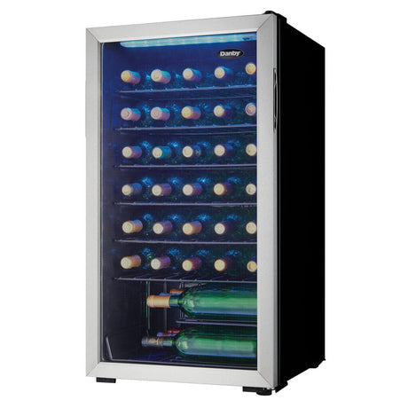 Danby 3.3 cu.ft Stainless Steel FreeStanding Wine Cooler Wine Coolers DWC036A1BSSDB-6 Wine Coolers Empire