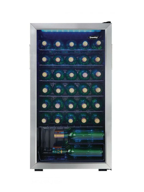 Danby 3.3 cu.ft Stainless Steel FreeStanding Wine Cooler Wine Coolers DWC036A1BSSDB-6 Wine Coolers Empire