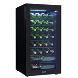 Danby 36 Bottle Black Free-Standing Wine Cooler Wine Coolers DWC036A2BDB-6 Wine Coolers Empire