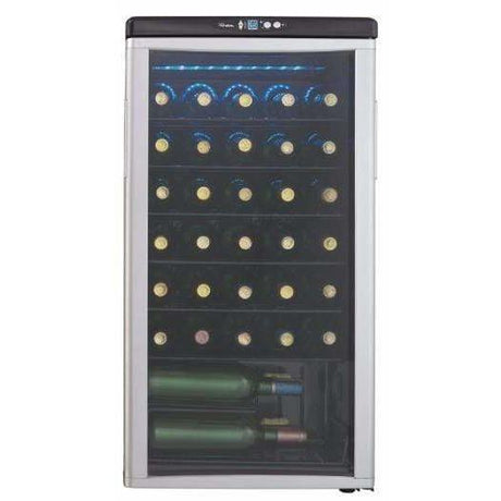 Danby 36 Bottle Stainless Steel Freestanding Wine Coolers Wine Coolers DWC350BLP Wine Coolers Empire