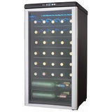 Danby 36 Bottle Stainless Steel Freestanding Wine Coolers Wine Coolers DWC350BLP Wine Coolers Empire