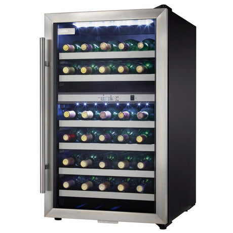 Danby 38 Bottle Black FreeStanding Wine Cooler DWC114BLSDD Wine Coolers DWC114BLSDD Wine Coolers Empire