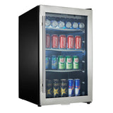 Danby 4.3 Cu Ft Stainless Steel Beverage Center DBC434A1BSSDD Beverage Centers DBC434A1BSSDD Wine Coolers Empire