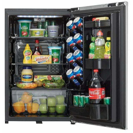 Danby 4.4 Cu.Ft. Iridium Silver Contemporary Compact Fridge Refrigerators DAR044A6DDB Wine Coolers Empire