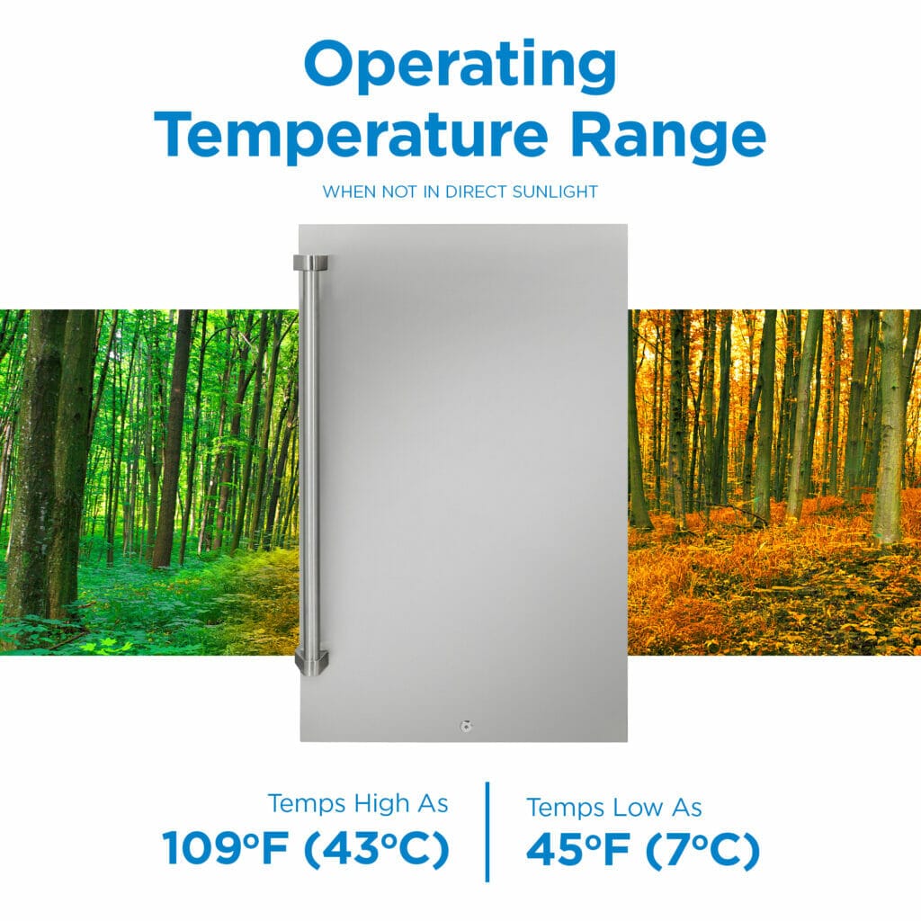 Danby 4.4 Cu. Ft. Outdoor Refrigerator DAR044A1SSO Refrigerators DAR044A1SSO Wine Coolers Empire