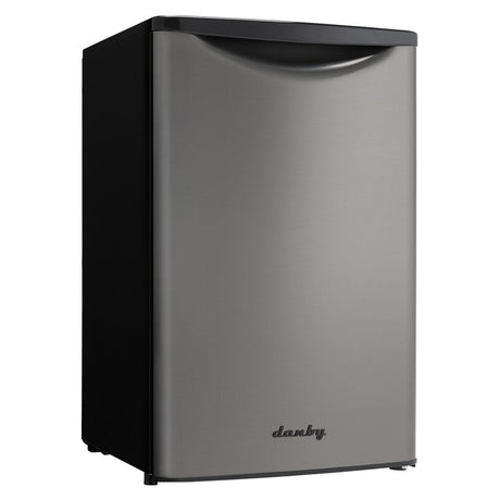 Danby 4.4 cu. ft Stainless Steel Classic Compact Refrigerator Refrigerators DCR044A4BBSL Wine Coolers Empire