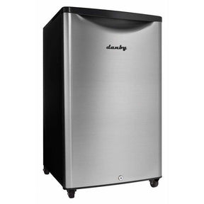 Danby 4.4 cu.ft. Stainless Steel Outdoor Compact Fridge Refrigerators DAR044A6BSLDBO Wine Coolers Empire