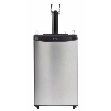 Danby 5.4 Cu. ft. Stainless Steel Dual-Tap Kegerator Kegerators DKC054A1BSL2DB Wine Coolers Empire