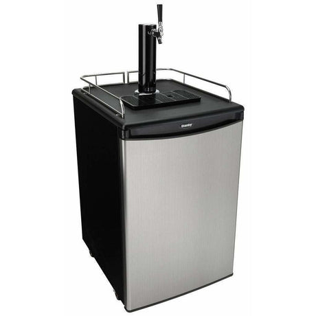 Danby 5.4 cu. ft. Stainless Steel Single Tap Kegerator Kegerators DKC054A1BSLDB Wine Coolers Empire