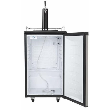 Danby 5.4 cu. ft. Stainless Steel Single Tap Kegerator Kegerators DKC054A1BSLDB Wine Coolers Empire