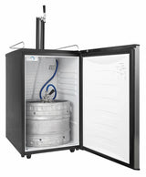 Danby 5.4 cu. ft. Stainless Steel Single-Tap Kegerator Kegerators DKC054A9SLDB Wine Coolers Empire