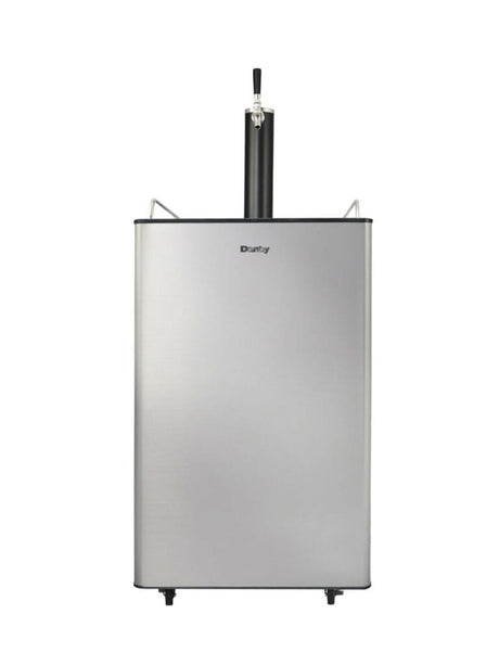 Danby 5.4 cu. ft. Stainless Steel Single-Tap Kegerator Kegerators DKC054A9SLDB Wine Coolers Empire