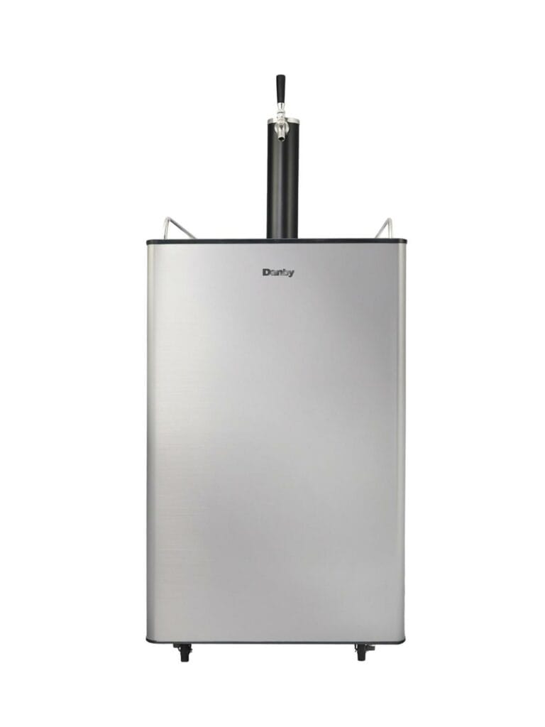 Danby 5.4 cu. ft. Stainless Steel Single-Tap Kegerator Kegerators DKC054A9SLDB Wine Coolers Empire