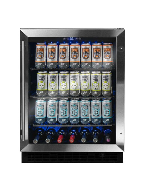 Danby 5.7 cu. ft. Built-In Stainless Steel Beverage Center Beverage Centers DBC057A1BSS Wine Coolers Empire