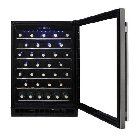 Danby 60 Bottle Stainless Steel Built-In Wine Cooler Wine Coolers DWC057A1BSS Wine Coolers Empire