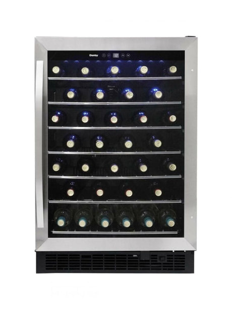 Danby 60 Bottle Stainless Steel Built-In Wine Cooler Wine Coolers DWC057A1BSS Wine Coolers Empire