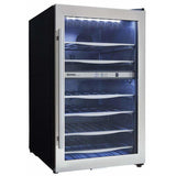 Danby Designer 38 Bottle Stainless Steel Freestanding Wine Cooler Wine Coolers DWC040A3BSSDD Wine Coolers Empire