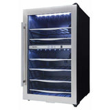 Danby Designer 38 Bottle Stainless Steel Freestanding Wine Cooler Wine Coolers DWC040A3BSSDD Wine Coolers Empire