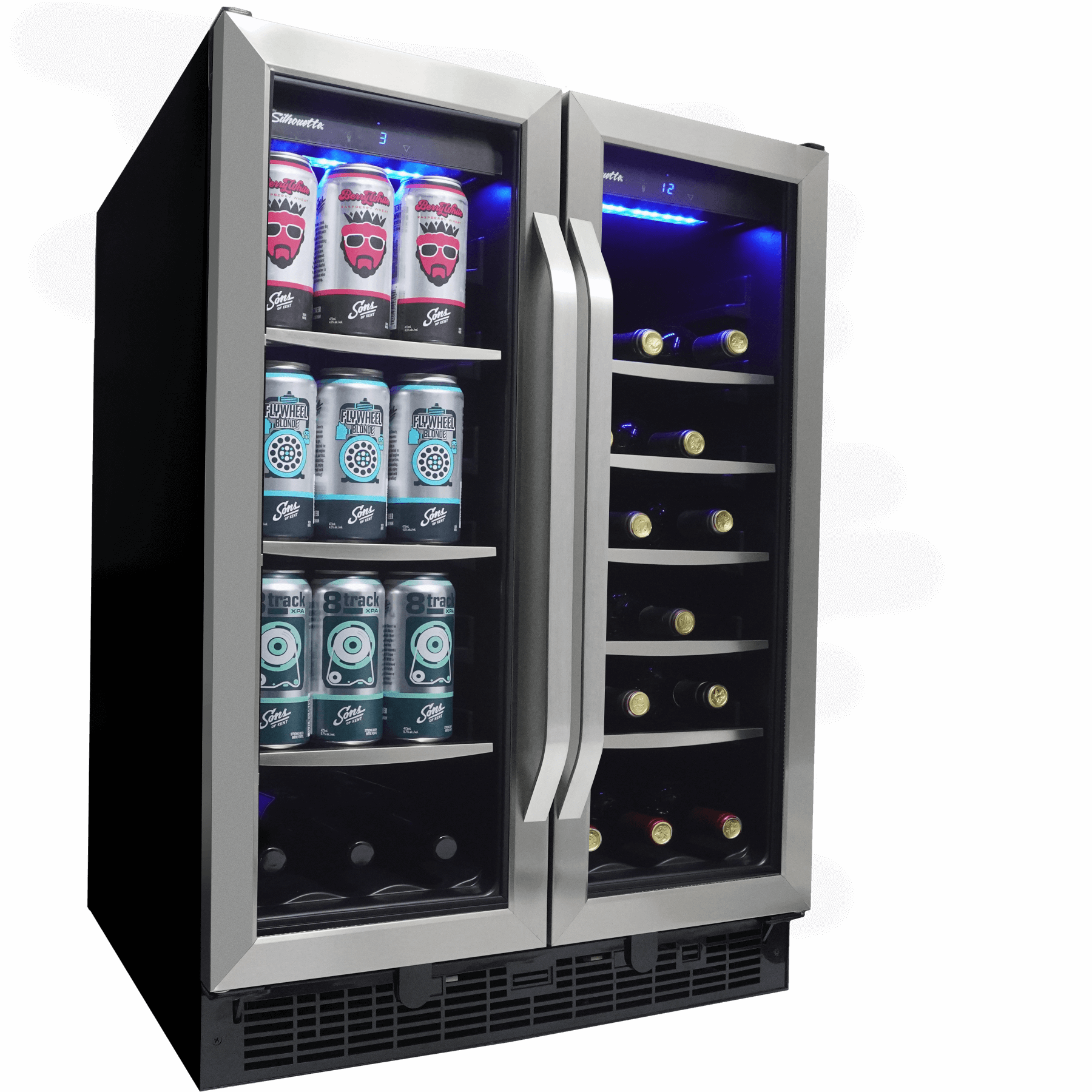 Danby Silhouette Emmental French Door Wine & Beverage Fridge - Thumbnail 3
