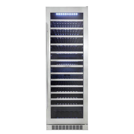Danby Silhouette Professional Bordeaux 129-Bottle Built-in Wine Fridge DWC140D1BSSPR Wine Coolers DWC140D1BSSPR Wine Coolers Empire