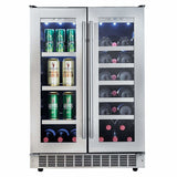 Danby Silhouette Professional Lorraine 24" French Door Beverage Fridge DBC047D3BSSPR Beverage Centers DBC047D3BSSPR Wine Coolers Empire