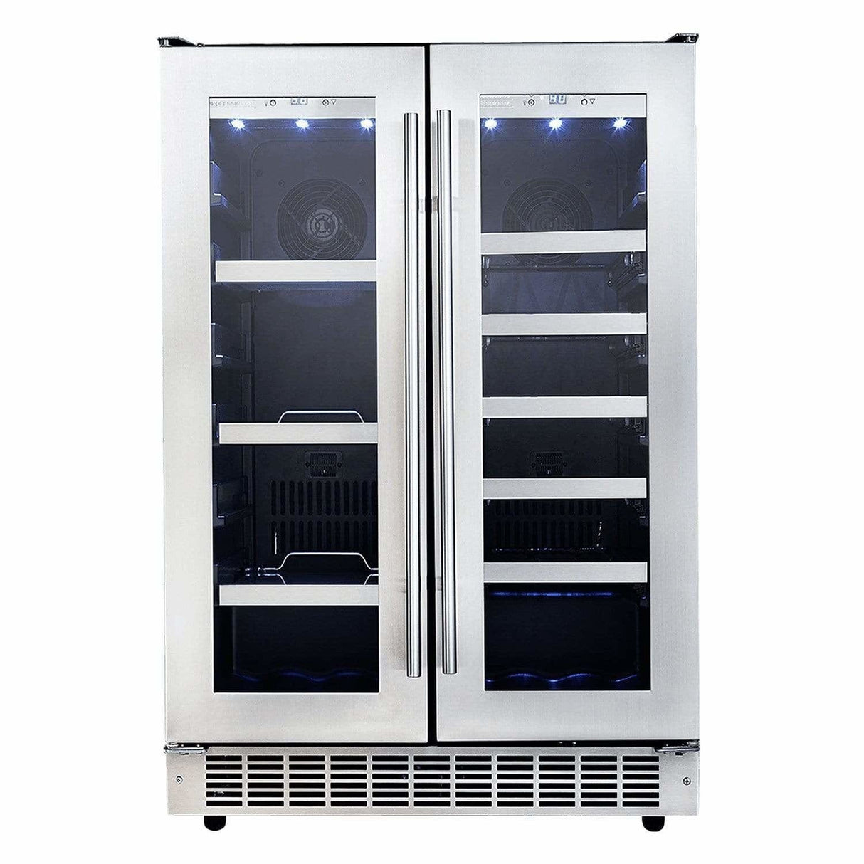 Danby Silhouette Professional Lorraine 24" French Door Beverage Fridge DBC047D3BSSPR Beverage Centers DBC047D3BSSPR Wine Coolers Empire