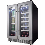 Danby Silhouette Professional Lorraine 24" French Door Beverage Fridge DBC047D3BSSPR Beverage Centers DBC047D3BSSPR Wine Coolers Empire