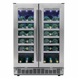 Danby Silhouette Professional Napa 42 Bottle Two Door Built-In Wine Fridge DWC047D1BSSPR Wine Coolers DWC047D1BSSPR Wine Coolers Empire