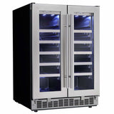 Danby Silhouette Professional Napa 42 Bottle Two Door Built-In Wine Fridge DWC047D1BSSPR Wine Coolers DWC047D1BSSPR Wine Coolers Empire