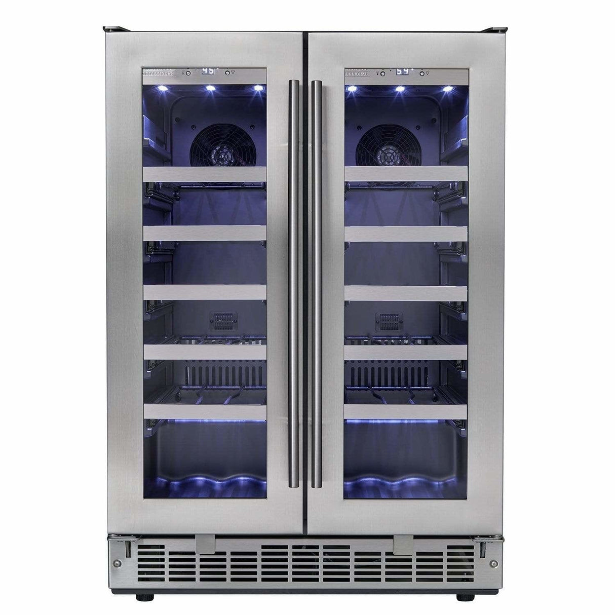Danby Silhouette Professional Napa 42 Bottle Two Door Built-In Wine Fridge DWC047D1BSSPR Wine Coolers DWC047D1BSSPR Wine Coolers Empire