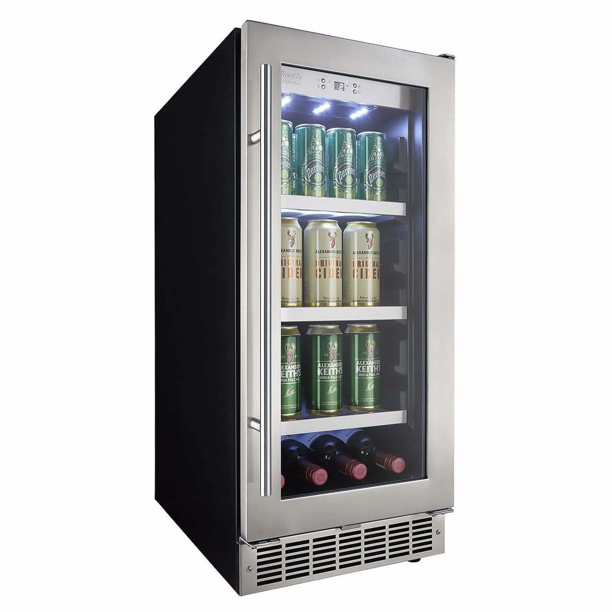 Danby Silhouette Professional Piedmont 15" Single Zone Built-In Beverage Fridge  DBC031D4BSSPR Beverage Centers DBC031D4BSSPR Wine Coolers Empire