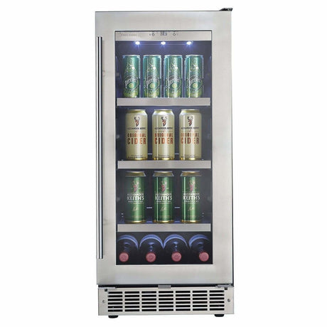 Danby Silhouette Professional Piedmont 15" Single Zone Built-In Beverage Fridge  DBC031D4BSSPR Beverage Centers DBC031D4BSSPR Wine Coolers Empire