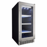 Danby Silhouette Professional Piedmont 15" Single Zone Built-In Beverage Fridge  DBC031D4BSSPR Beverage Centers DBC031D4BSSPR Wine Coolers Empire