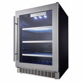 Danby Silhouette Professional Saxony 24” Single Zone Beverage Fridge DBC056D4BSSPR Beverage Centers DBC056D4BSSPR Wine Coolers Empire