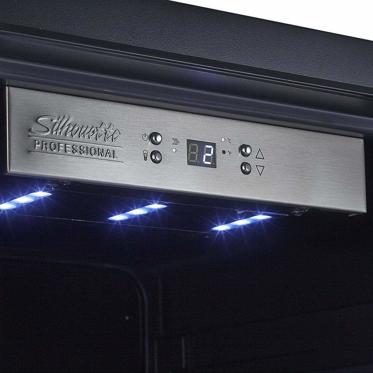 Danby Silhouette Professional Saxony 24” Single Zone Beverage Fridge DBC056D4BSSPR Beverage Centers DBC056D4BSSPR Wine Coolers Empire
