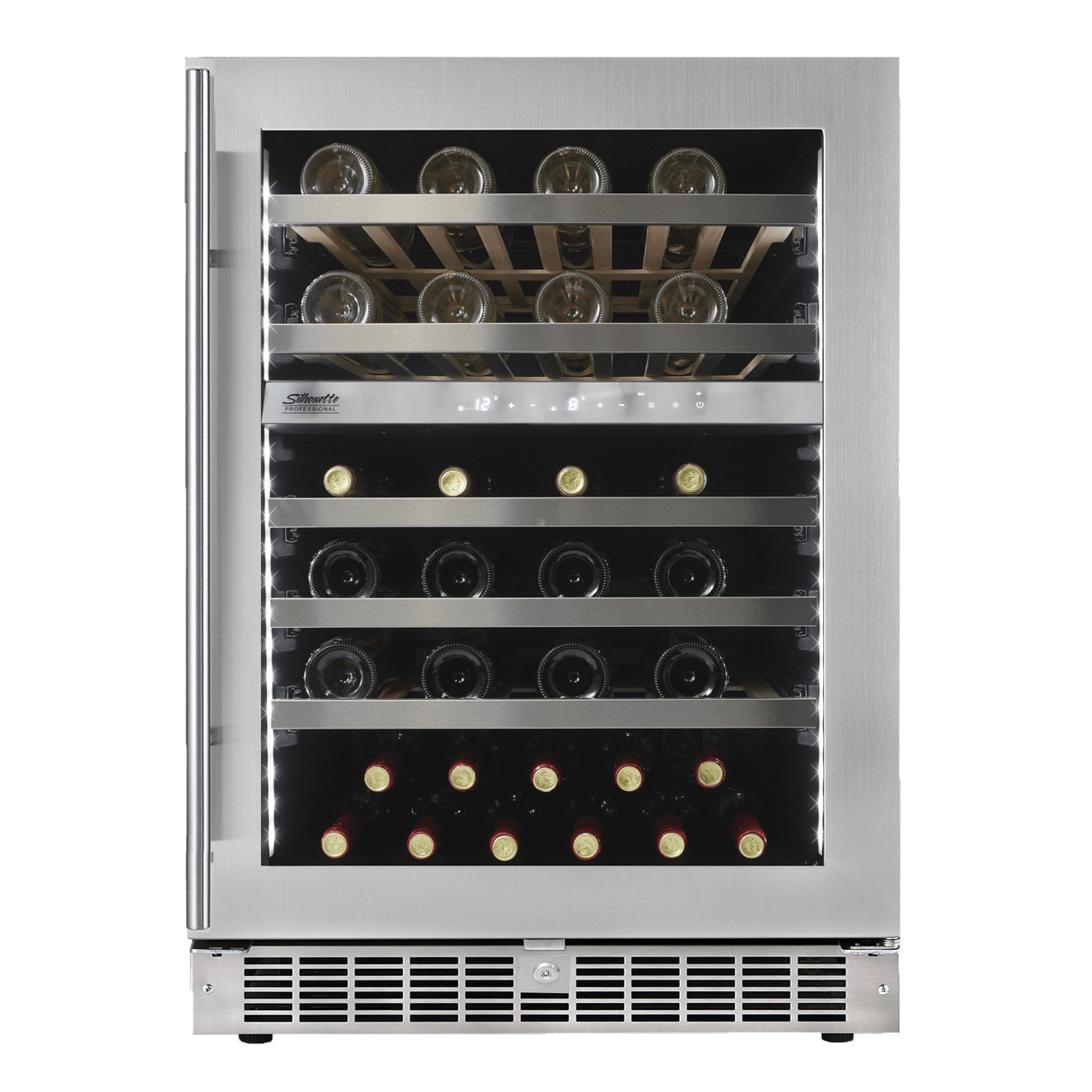 Danby Silhouette Professional Sonoma 51 Bottle 24” Dual Zone Wine Cellar SPRWC053D1SS Wine Coolers SPRWC053D1SS Wine Coolers Empire