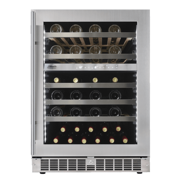 Danby Silhouette Professional Sonoma 51 Bottle 24” Dual Zone Wine Cellar SPRWC053D1SS Wine Coolers SPRWC053D1SS Wine Coolers Empire