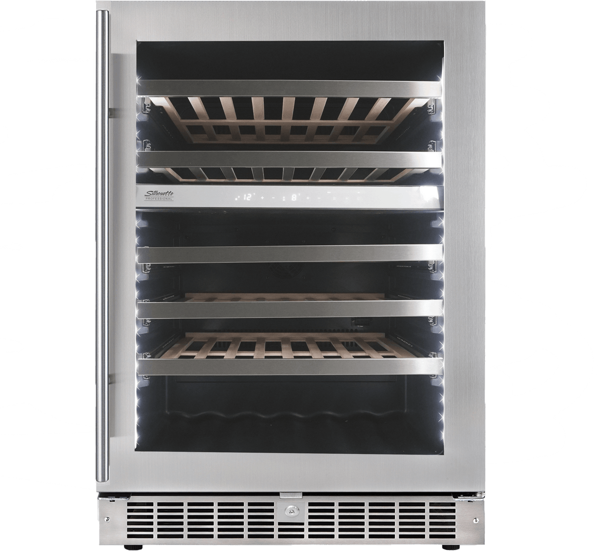 Danby Silhouette Professional Sonoma 51 Bottle 24” Dual Zone Wine Cellar SPRWC053D1SS Wine Coolers SPRWC053D1SS Wine Coolers Empire