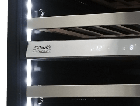 Danby Silhouette Professional Sonoma 51 Bottle 24” Dual Zone Wine Cellar SPRWC053D1SS Wine Coolers SPRWC053D1SS Wine Coolers Empire