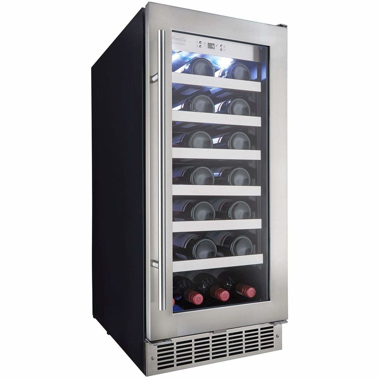 Danby Silhouette Professional Tuscany 15" 28-Bottle Stainless Steel Built-In Wine Fridge DWC031D1BSSPR Wine Coolers DWC031D1BSSPR Wine Coolers Empire