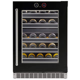 Danby Silhouette Reserve 24" 5.0 Cu. Ft.with Self Closing Door and Invisi-Touch Display, Right Hinge Wine Cooler SRVBC050R Wine Coolers SRVBC050R Wine Coolers Empire