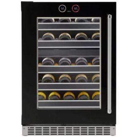 Danby Silhouette Reserve 24 Inch, 37 Bottle Capacity Dual Zone Wine Fridge, Left Swing SRVWC050L Wine Coolers SRVWC050L Wine Coolers Empire