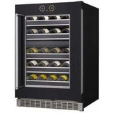 Danby Silhouette Reserve 24 Inch, 37 Bottle Capacity Dual Zone Wine Fridge SRVWC050 Wine Coolers Wine Coolers Empire