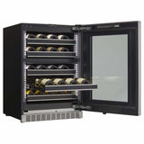 Danby Silhouette Reserve 24 Inch, 37 Bottle Capacity Dual Zone Wine Fridge SRVWC050 Wine Coolers Wine Coolers Empire