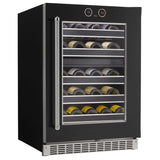 Danby Silhouette Reserve 24" with Self Closing Door, Left Hinge Wine  Fridge SRVBC050L Wine Coolers SRVBC051L Wine Coolers Empire