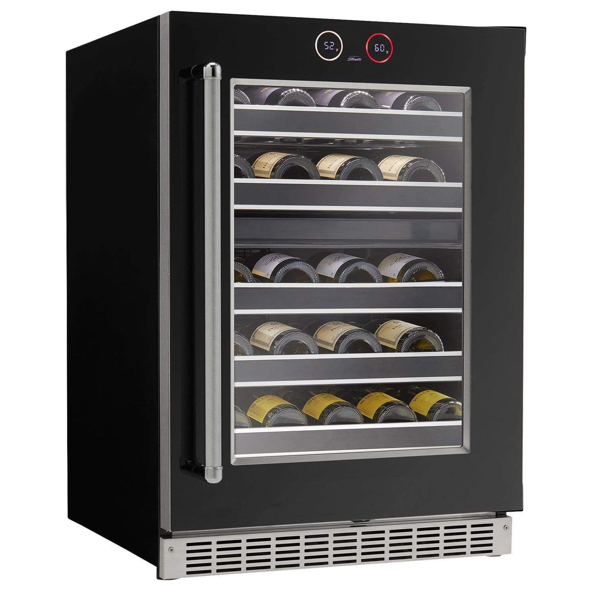 Danby Silhouette Reserve 24" with Self Closing Door, Left Hinge Wine  Fridge SRVBC050L Wine Coolers SRVBC051L Wine Coolers Empire