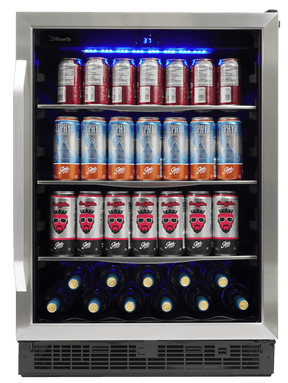 Danby Silhouette Riccotta 24" Single Zone Wine & Beverage Fridge SBC057D1BSS Wine/Beverage Coolers Combo SBC057D1BSS Wine Coolers Empire