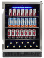 Danby Silhouette Riccotta 24" Single Zone Wine & Beverage Fridge SBC057D1BSS Wine/Beverage Coolers Combo SBC057D1BSS Wine Coolers Empire