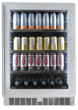 Danby Silhouette Saxony 24" Single Zone Beverage Center SPRBC056D1SS Beverage Centers SPRBC056D1SS Wine Coolers Empire